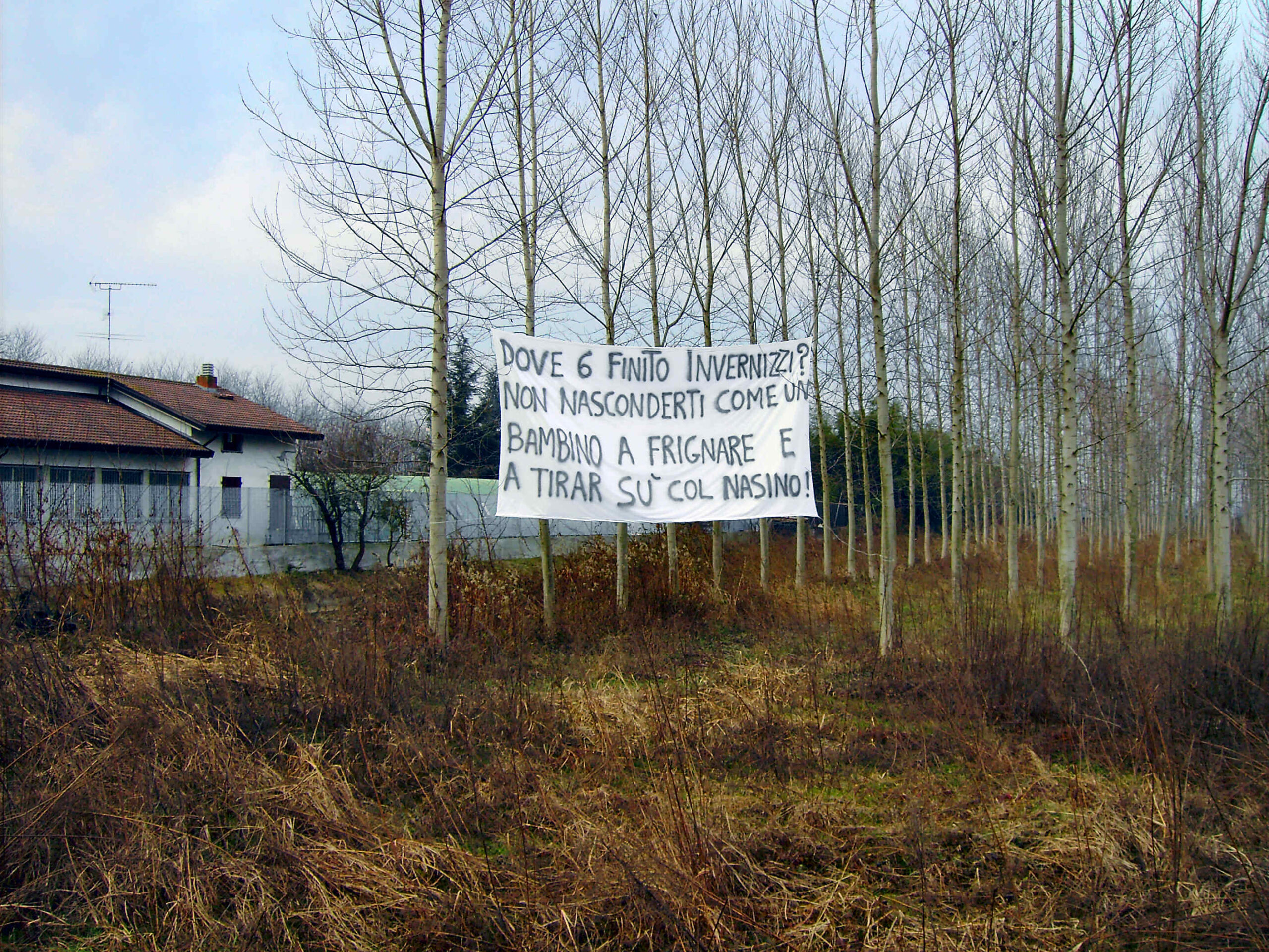 Striscione Morsella 4 Dicembre 2008